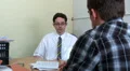Businessman talking to customer HD Footage
