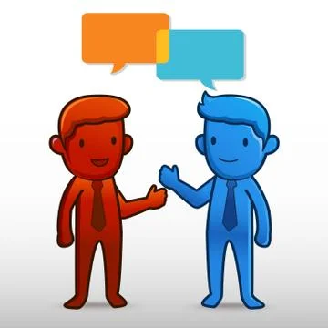 Businessman talking Stock-Illustration