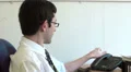 Businessman talking on the phone HD Footage