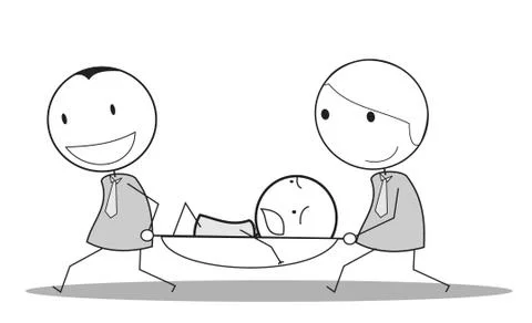 Businessman teamwork Stock Illustration