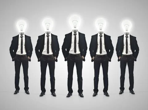 Businessman teamwork Stock Illustration
