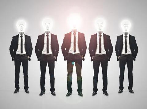 Businessman teamwork Stock Illustration