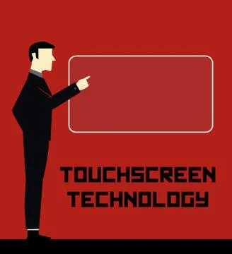 Businessman Technology Stock Illustration