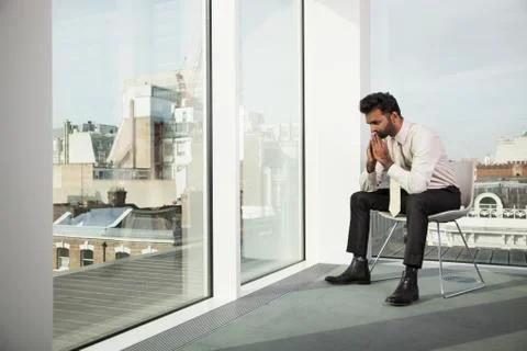 Businessman thinking Stock Photos