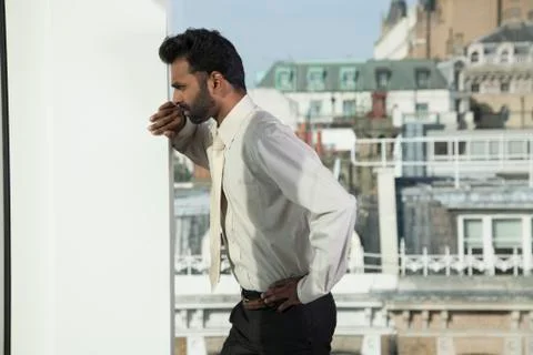 Businessman thinking Stock Photos