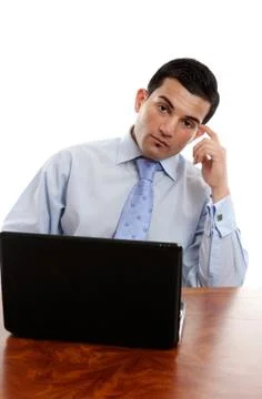 Businessman thinking Stock Photos