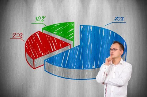 Businessman thinking Foto stock
