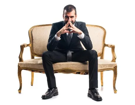 Businessman thinking Stock Photos