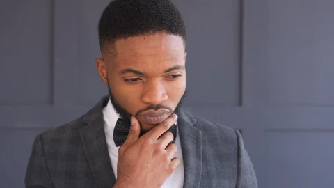 Businessman thinking a solution for the problem Stock Footage 99169402