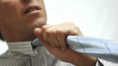Businessman Tie Pulling Perspective 動画素材 38610191