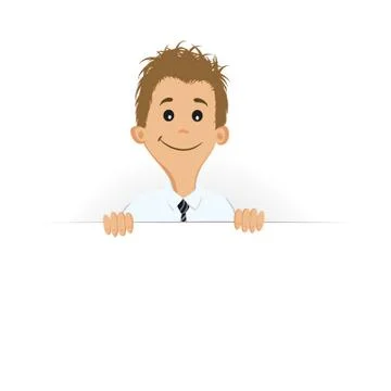 Businessman at the top Stock Illustration