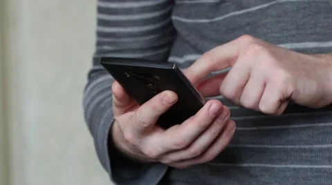 Businessman using cell phone Smartphone Stock Footage 59215059