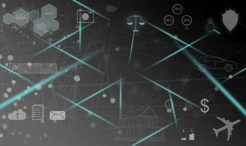 Businessman using chatbot in smartphone intelligence Ai.Chat GPT Chat with AI Stock Illustration