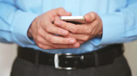 Businessman using mobile phone 스톡 동영상 36761071