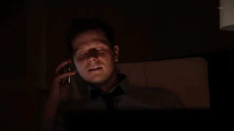 Businessman Using Mobile phone Stock Footage 69742372