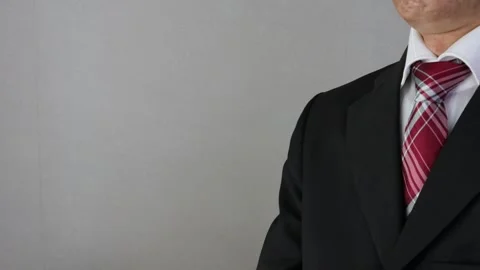 Businessman using sign language to pay money Stock Footage 324549561