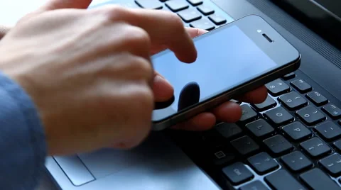 Businessman is using smart phone Stock Footage 46974921