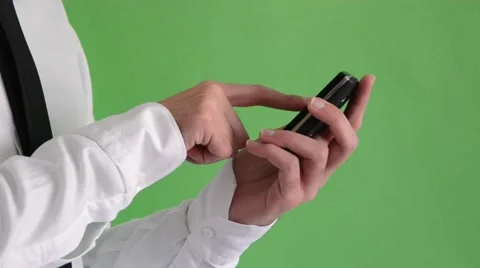 Businessman using a smartphone 스톡 동영상 47900447