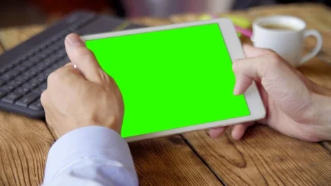 Businessman Using Tablet in 4k Stock Footage 115910880