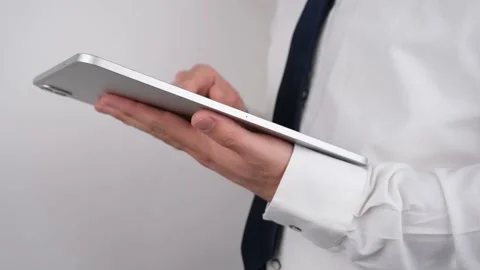 Businessman using tablet Stock Footage 236195166