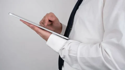 Businessman using tablet Stock Footage 237867845