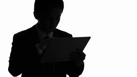 Businessman using tablet PC. Stock Footage 101365320