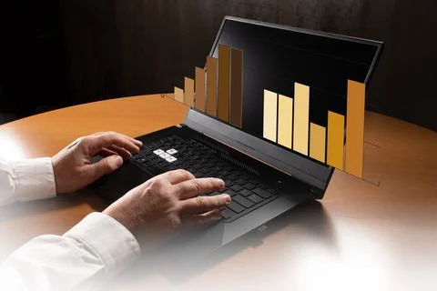 Businessman using technology Stock Photos