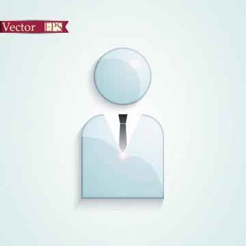 Businessman vector icon Stock Illustration