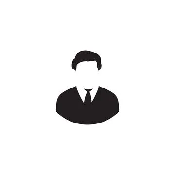 Businessman vector icon isolated Stock Illustration