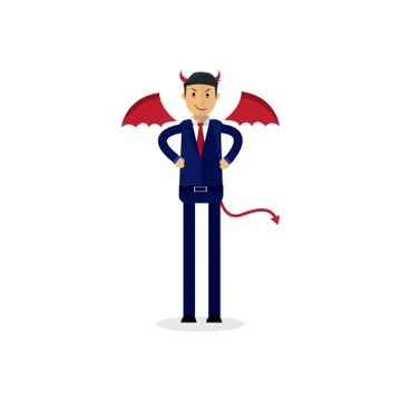 Businessman Vector Illustration. Stock Illustration