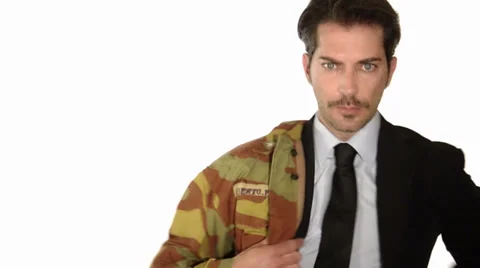 The businessman is a warrior Vídeo Stock 27799359