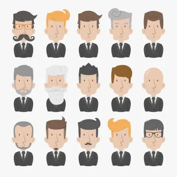 Businessman with White Background , eps10 vector format Stockillustratie