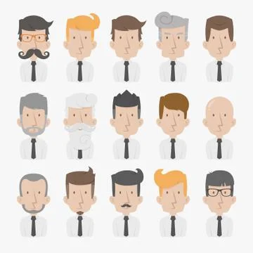 Businessman with White Background , eps10 vector format Stock-Illustration