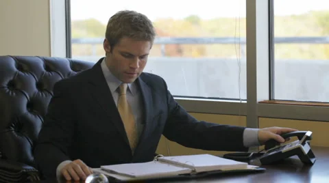 Businessman at work. Stock Footage 952601