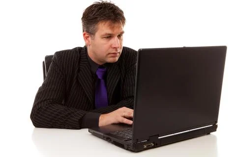 Businessman at work Foto stock