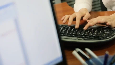Businessman Working With Documents In Office. Stock-Footage 94496385