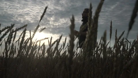 Businessman is working with the help of agro application on smartphone. Video stock 164707211