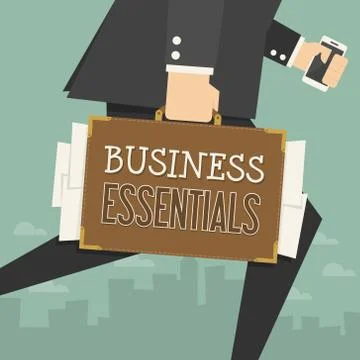 Businessman working. Stock Illustration