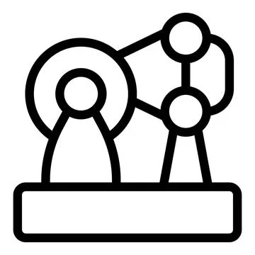 Businessman working on a mechanical computer generating ideas Illustrazione stock