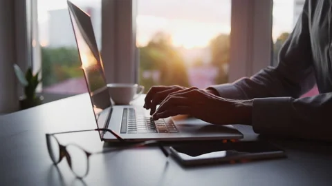 Businessman working in office. Stock Footage 163037252