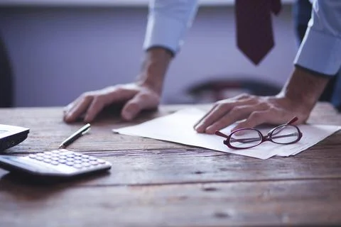 Businessman working Stock Photos