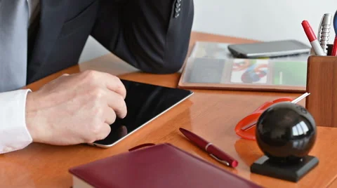 Businessman in the workplace Stock Footage 62399528