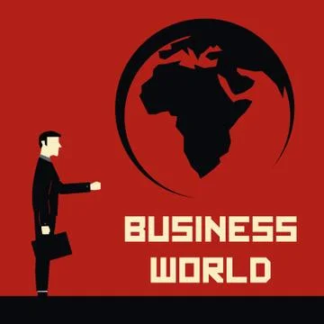 Businessman World Stock Illustration