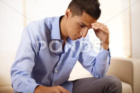 Businessman worried Stock Photos