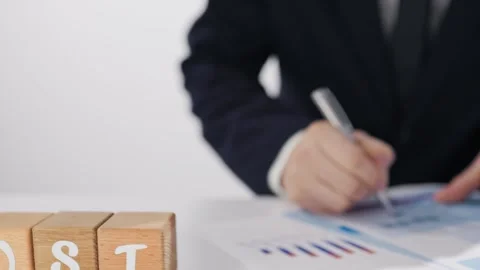 Businessman Writing Notes With Boost Concept Stock Footage 327726290