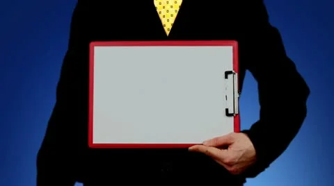 Businessman writing statistics Stock Footage 10727193