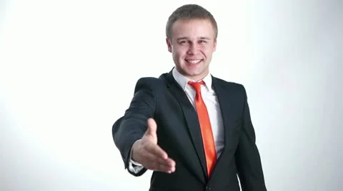 Businessman's handshake Stockbeeldmateriaal 20481325