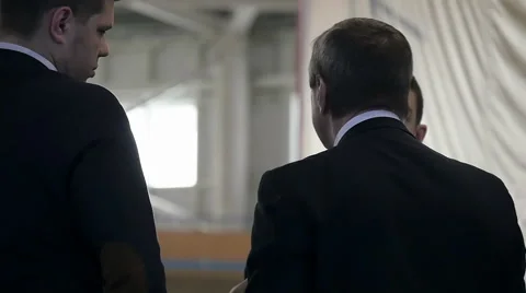 Businessmen discussing something Stock-Footage 64044750