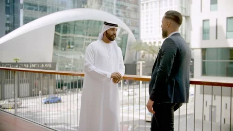 Businessmen having a discussion. Stock Footage 237085688