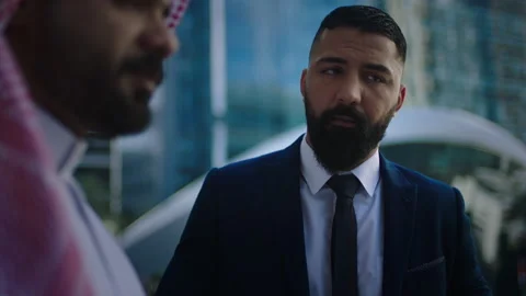 Businessmen having a discussion. Stock Footage 237270786